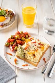 Herb Labneh Toast